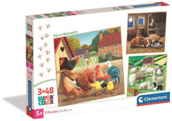 Clementoni Farm Moments 3x48 db-os puzzle Clementoni (25791)