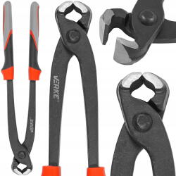 VERKE Homlokvágó Fogó 200MM-ES Huzal Vágásához Verke (V06396)