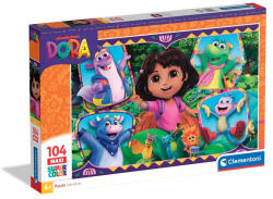 Clementoni Dóra, a felfedező Journey 104 db-os maxi puzzle Clementoni (25077)