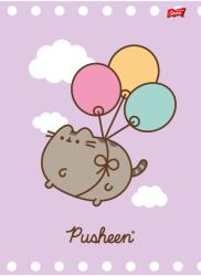 UNIPAP Füzet A4 Pusheen 32 lapos kockás vegyes minták lekerekített sarkok (5903235679711)