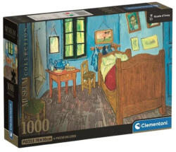 Clementoni Művészet Hálószoba Arles-ban Van Gogh 1000 db-os Compact puzzle Clementoni (39968)
