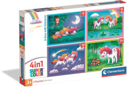 Clementoni Unikornis One Day 4 az 1-ben puzzle Clementoni (21740)