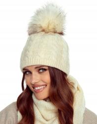 Majka Női Téli Sapka Női Beanie Őszi Téli Majka Bézs Ekrü