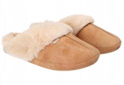 American Club SL04 Meleg Puha Topánka Beige Női Papucs 38 (SL04/23)