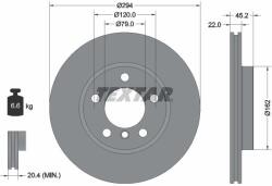 TEXTAR Disc frana TEXTAR 92277805 (92277805)