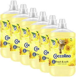 Coccolino öblítő Happy Yellow Karton 6x1, 7L (408 mosás) (8720181410666-6)
