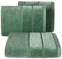  Mari csíkos törölköző Palackzöld 50x90 cm (388589)