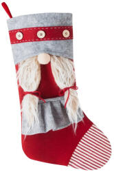 Mikulás csizma akasztóval Piros 50 cm (429707)