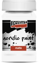 Pentart matt akril festék, fehér, 100 ml