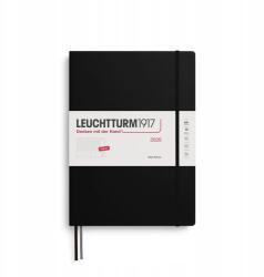 Leuchtturm1917 heti függőleges naptár A4+, fekete, 2026 (372752)