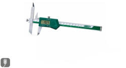 INSIZE Subler digital cu ciocuri frontale mobile INSIZE 150mm, rezolutie 0, 01mm, precizie + -0, 04mm (1186-150A)