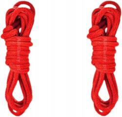  Piros Cipőfűző túrabakancsokhoz, Adidas cipőkhöz, bakancsokhoz, cipőfűző 160cm (POLSKIE BAWEŁNIANE GRUBE OKRĄGŁE SZNURÓWKI)