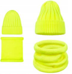 Majka Kémény Sapka Cső Szett Női Szett 10% Gyapjú Neon Zöld Neon (D36-215-UNI)