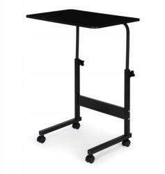 ModernHOME Mobil Laptop asztal ModernHome - Állítható magasság és kerekek (PJJCT0135-60A BLACK)