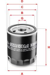 SOFIMA Filtru ulei SOFIMA S 3254 R (S 3254 R) - fixbox