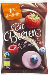 LANDGARTEN Fructe de padure bio liofilizate invelite in ciocolata, 50 g