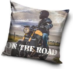  Motor On The Road párnahuzat 40x40 cm