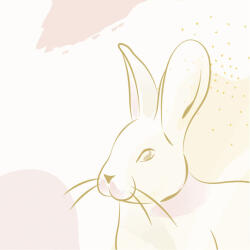  Húsvét Gold Template szalvéta 20 db-os 33x33 cm