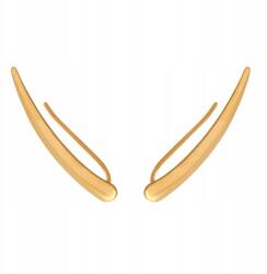 Czajkowska Fülvédő Arany Csillogó Modern Könnycseppek 585 (K01_540067)