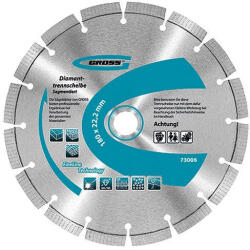 GROSS 125xM14x2mm professional szegmentált gyémánt betonvágó penge (73003) - jooszerszam