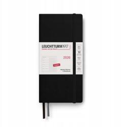 Leuchtturm1917 heti naptár Wallet, fekete, 2026 (372877)