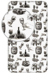  Bor Glass gumis lepedő 90x200 cm