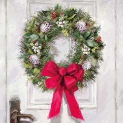Ambiente White Wreath papírszalvéta 33x33 cm, 20 db-os