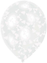  Esküvő Clear töltött léggömb, lufi 6 db-os 11 inch (27, 5 cm)