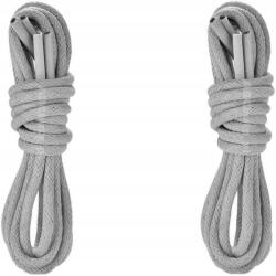  Sötétszürke Cipőfűző bakancsokhoz, edzőcipőkhöz, GLAN-okhoz, cipőfűző 180 CM (GRUBE OKRĄGŁE POLSKIE SZNUROWADŁA BAWEŁNIANE)