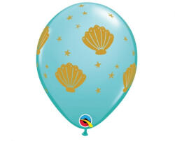 Kagyló Sea léggömb, lufi 6 db-os 11 inch (28 cm)