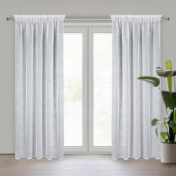 Takoy Perdea ARLENA din etamină decorată cu model fin argintiu 140 x 270 cm