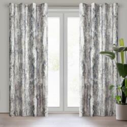 Takoy Draperie MALIA din catifea moale cu un model uzat si imprimeu argintiu 140 x 250 cm
