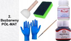  Szatén Átlátszó Lakkfesték sima bőrre Wilbra Tisztító G10-01 (Zestaw Farba RENOSKÓR do skóry ZMYWACZ Gąbka)