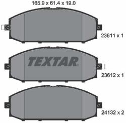TEXTAR Set placute frana TEXTAR 2361101 (2361101)
