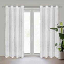 Takoy Draperie gata făcută EMILI din șifon decorată cu imprimeu de marmură 140 x 250 cm