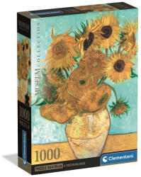  Művészet Sunflowers 1000 db-os Compact puzzle Clementoni