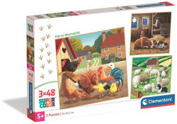 Farm Moments 3x48 db-os puzzle Clementoni