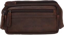 Greenwood Férfi bőr vese Greenwood Bent - sötétbarna