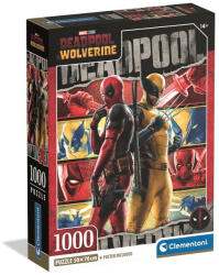 Deadpool & Wolverine 1000 db-os Compact puzzle Clementoni