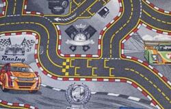 Látvány Textil Autópályás gyerekszőnyeg versenyautó 53x130cm