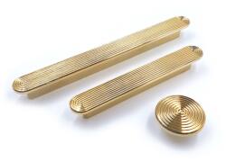  Bútorfogantyú arany fényes bordázott Laps 6131.100 távolság 192, 160 (6131.100)