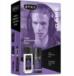 STR8 Game Szett Ajándék Férfiaknak Férfi Testdezodor Spray (Świąteczny Kosmetyków Męskich)