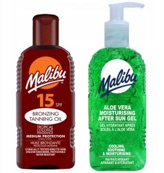 Malibu Napozóolaj SPF15 200ml Aloe Napozás utáni gél 200ml