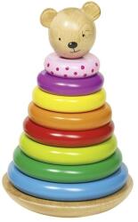 Goki 58916 hintázó Maci montessori torony (58916)