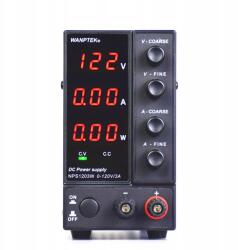  DC Laboratóriumi tápegység, Stabilizált tápegység NPS1203W, 0-120V, 3A, 360W (CE-WMTZXL-842-DE)