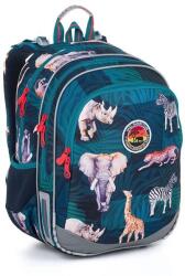 Topgal ergonomikus iskolatáska hátizsák ELLY - Safari (ELLY 24014) - iskolataskawebshop