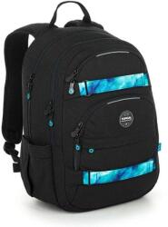 Topgal ergonomikus iskolatáska hátizsák VIKI - Black’n’blue (VIKI 25037) - iskolataskawebshop