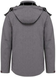 Kariban Férfi kapucnis softshell dzseki, Kariban KA413, Marl Grey-M (ka413mgr-m)