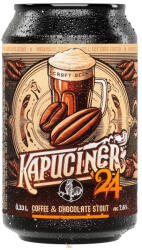 Vaskakas Sörfőzde Sörfőzde Kapucíner 24 Coffee & Chocolate Stout (0, 33L) (7, 6 %)