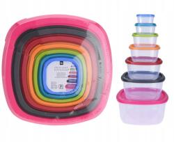 Excellent Houseware Élelmiszer doboz Színek 7 db-os készlet (911000160)